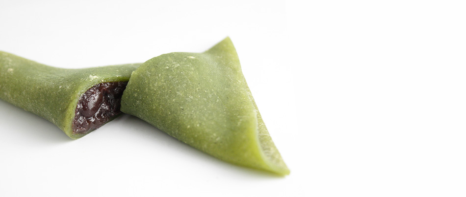 あん生八ッ橋 抹茶あん・濃ぉ～い抹茶