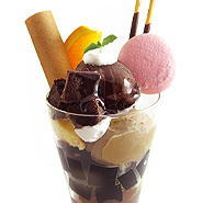 西尾のチョコレートパフェ